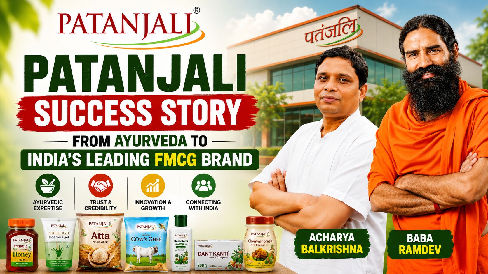 Patanjali Success Story: From Ayurveda to India's Leading FMCG Brand